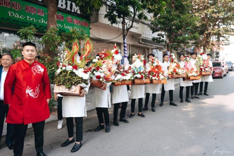 Tráp ăn hỏi hiện đại