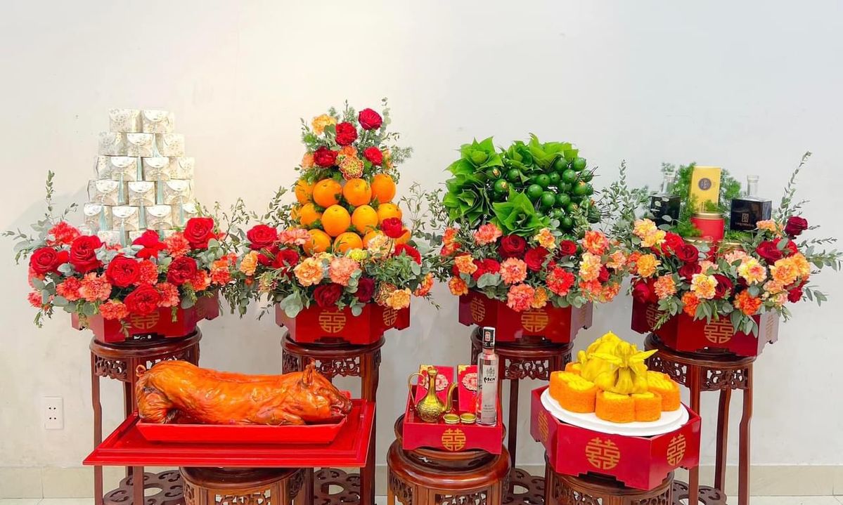 Các Lễ Vật Trong Mâm Ăn Hỏi Truyền Thống