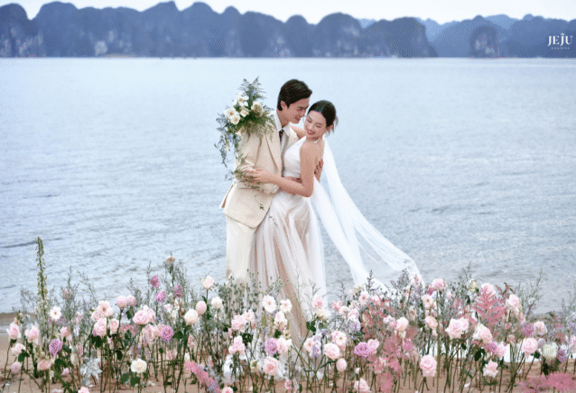 Copncept ảnh cưới ở biển