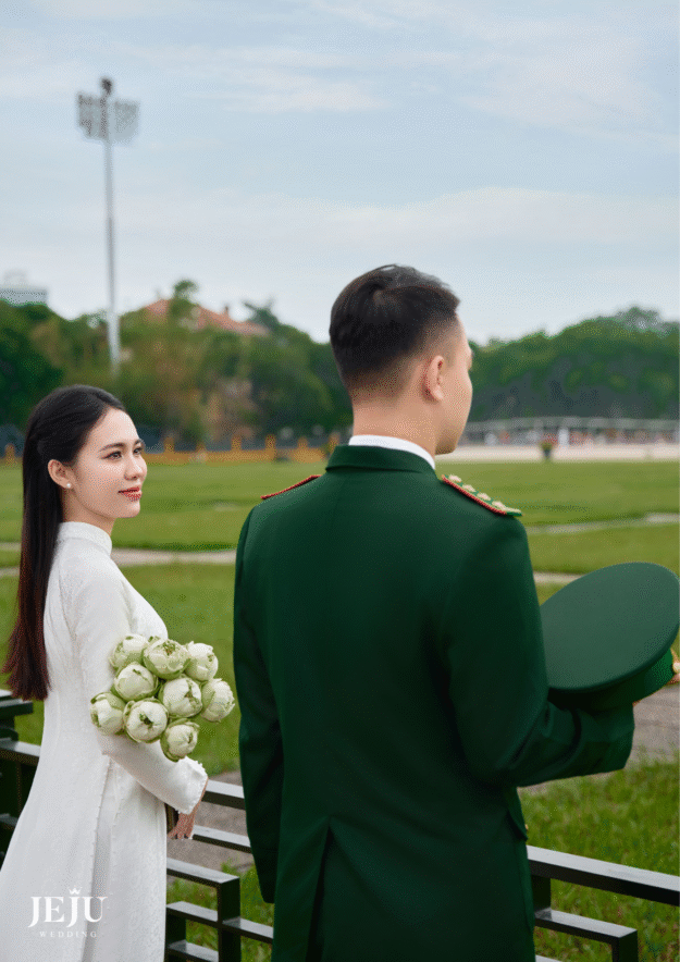 Những lưu ý quan trọng khi chụp ảnh cưới quân phục bộ đội